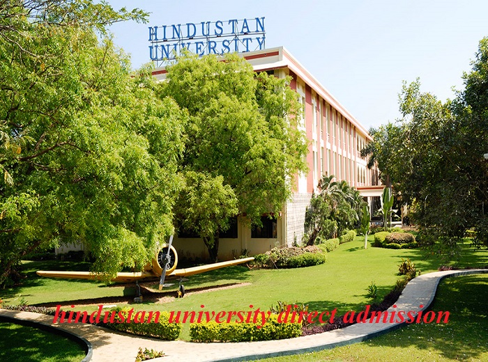 hindustan university direct admission 2020