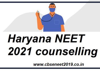 Haryana NEET UG Counseling 2021