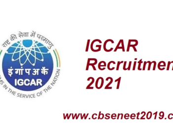 IGCAR Recruitment 2021