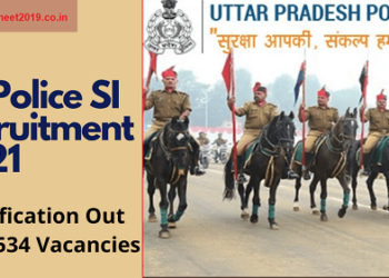 UP Police SI Recruitment 2021