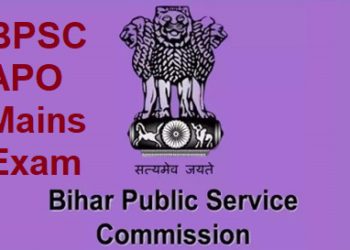 Bihar Public Service Commission APO Mains Exam 2021
