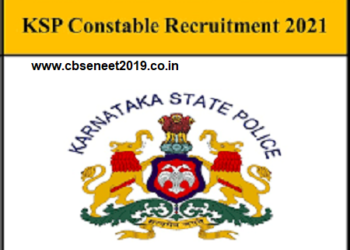KSP Constable Recruitment 2021