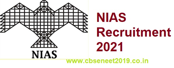 NIAS Recruitment 2021