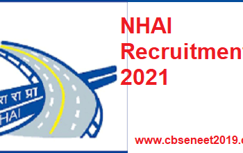 NHAI Recruitment 2021