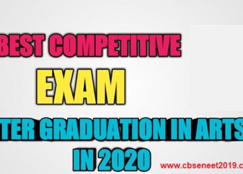 List Of Competitive Exams After Graduation In Arts