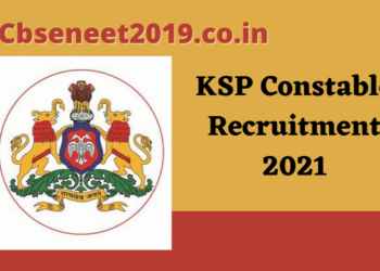 KSP Civil Police Constable Recruitment 2021