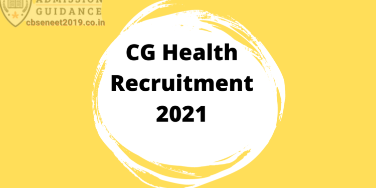 CG Health Recruitment 2021