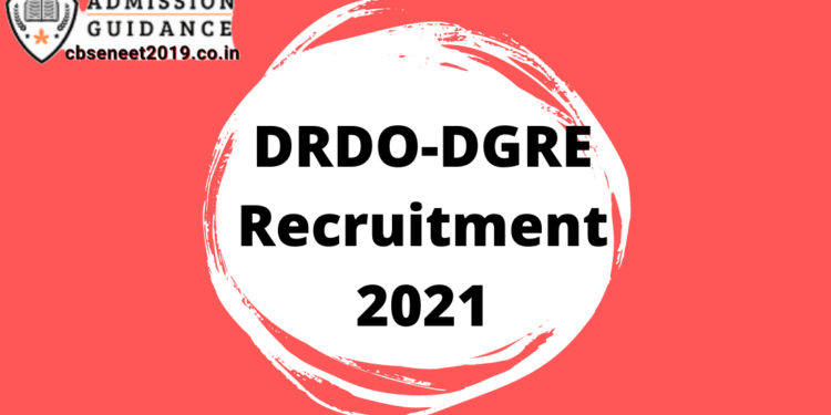 DGRE Recruitment 2021