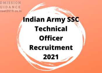 Indian Army SSC Technical Officer 2021