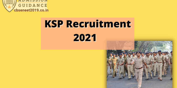 KSP Recruitment 2021