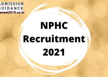 NPHC Recruitment 2021