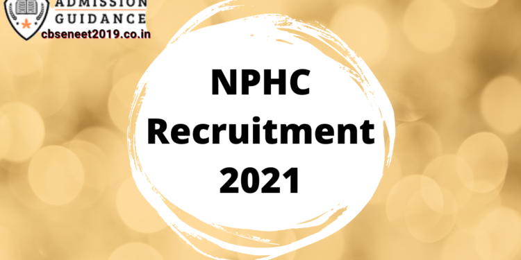 NPHC Recruitment 2021