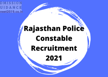 Rajasthan Police Constable Recruitment 2021