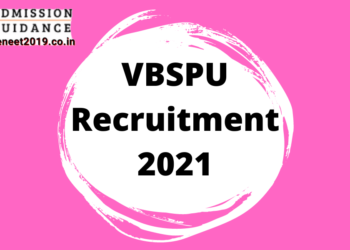 VBSPU Recruitment 2021