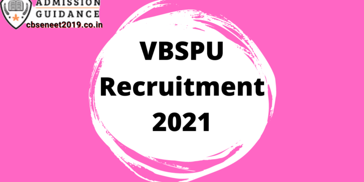 VBSPU Recruitment 2021