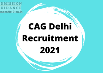 CAG Delhi Recruitment 2021