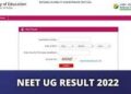 NEET UG Result 2022